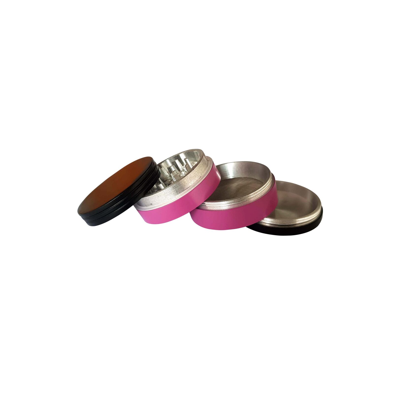 New Classic Designed Tobacco Crusher 4 Layer 50mm Two Color (Black And Purple) Herb Grinder Smoking Accessories - Image 4