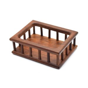 Natural Eco-Friendly Handmade Wooden Storage Basket For Organising Small daily Use Items.