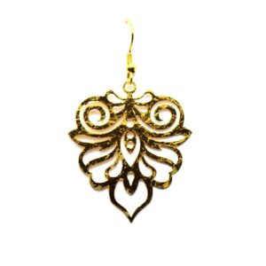 Luxury Handmade Beautiful 24K Gold Plated Simple And Fashionable Earrings For Girls & Women