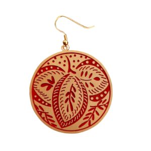 Multicoloured Earrings Wedding Party Wear Luxury Design Earring Metal Brass Earrings For Women Fashion