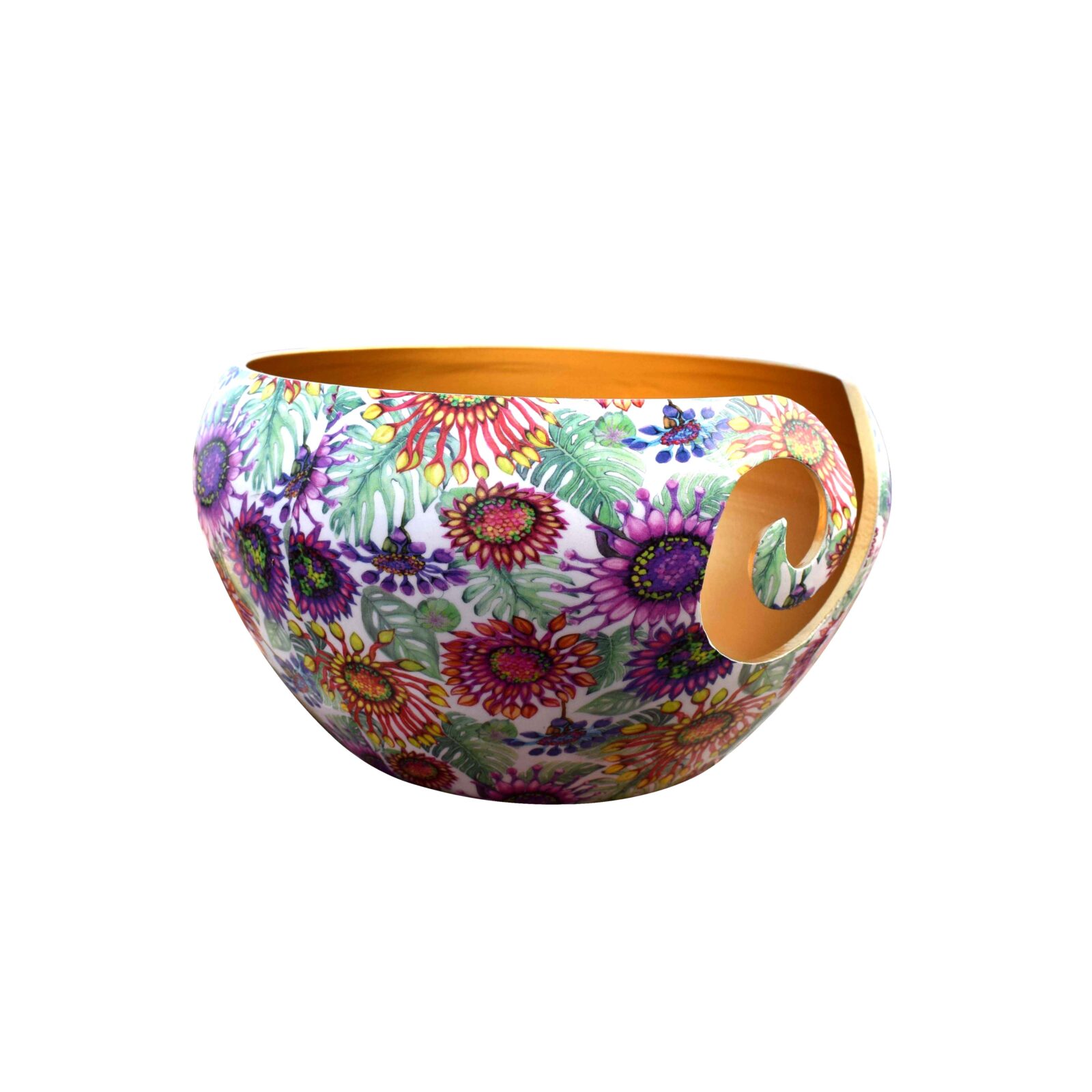 Decorative New Modern Design Metal Yarn Bowl Made From Aluminium Modern Aluminium Yarn Bowl - Image 3