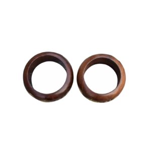 Natural Wooden Handmade Ethnic Large Bangles Bracelet Jewelry for Women Girls Wood Cuff Bracelet | EH-916