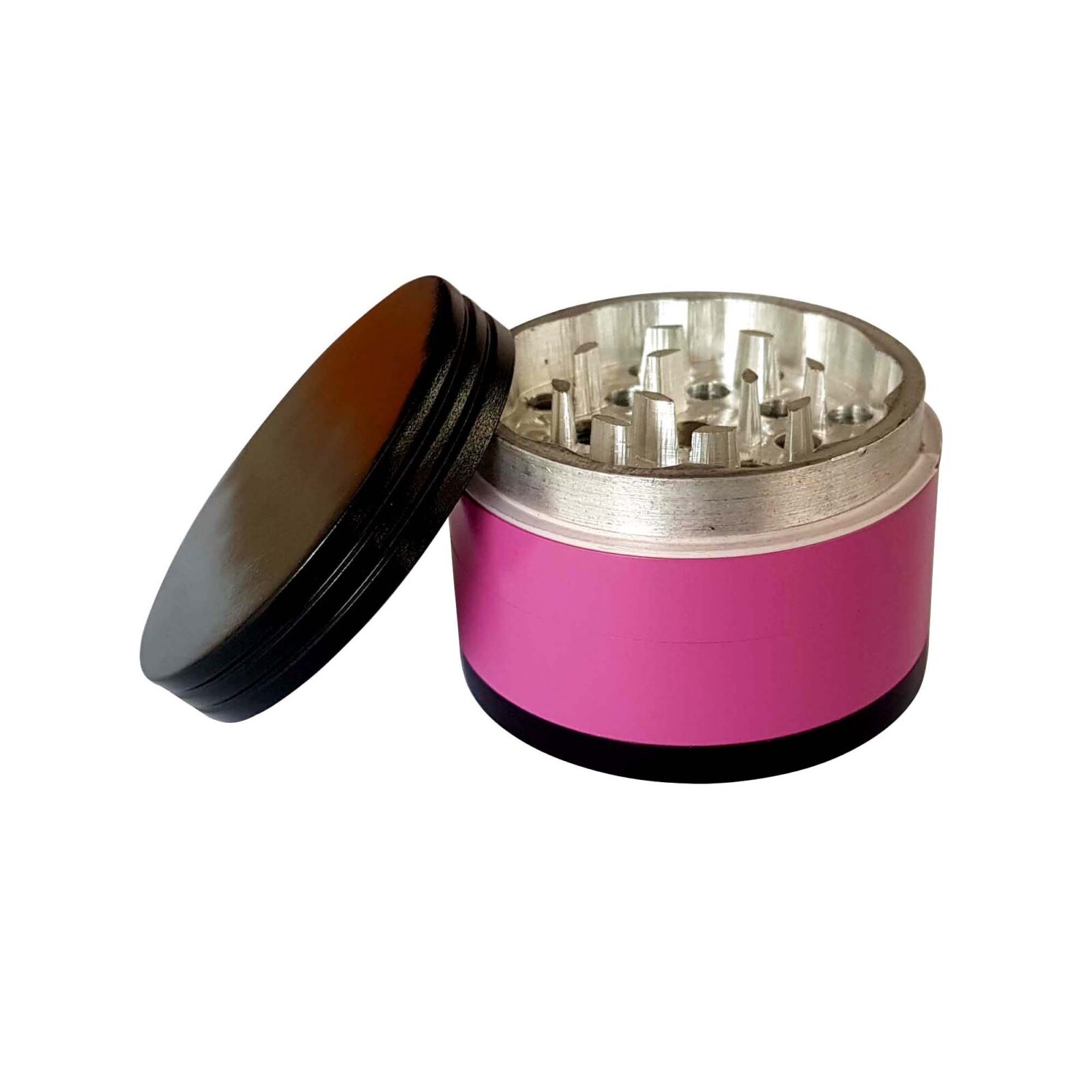New Classic Designed Tobacco Crusher 4 Layer 50mm Two Color (Black And Purple) Herb Grinder Smoking Accessories - Image 3