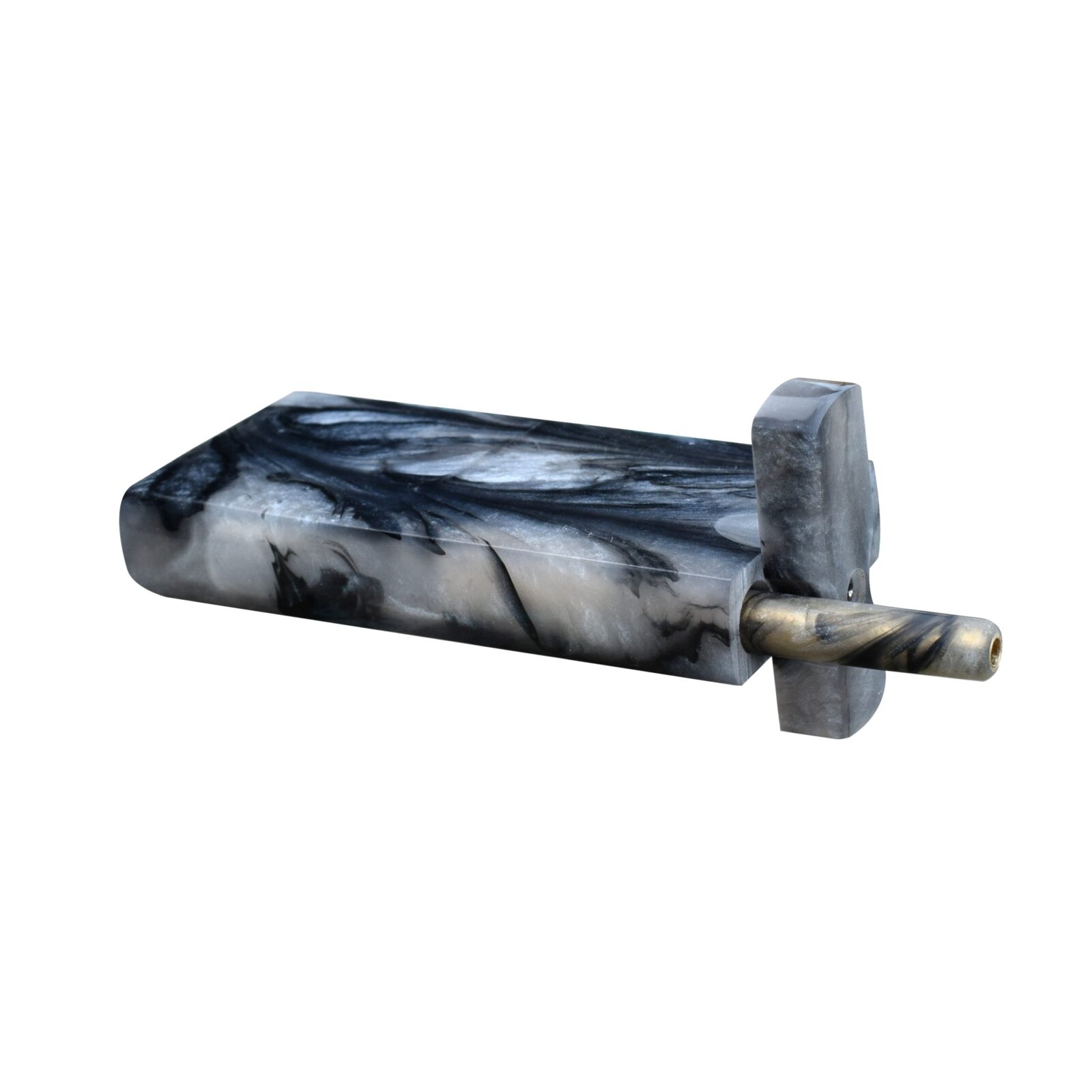 Unique Design Resin One Hitter Dugout Pipe Cigarette Herb Smoking Pipe - Image 2