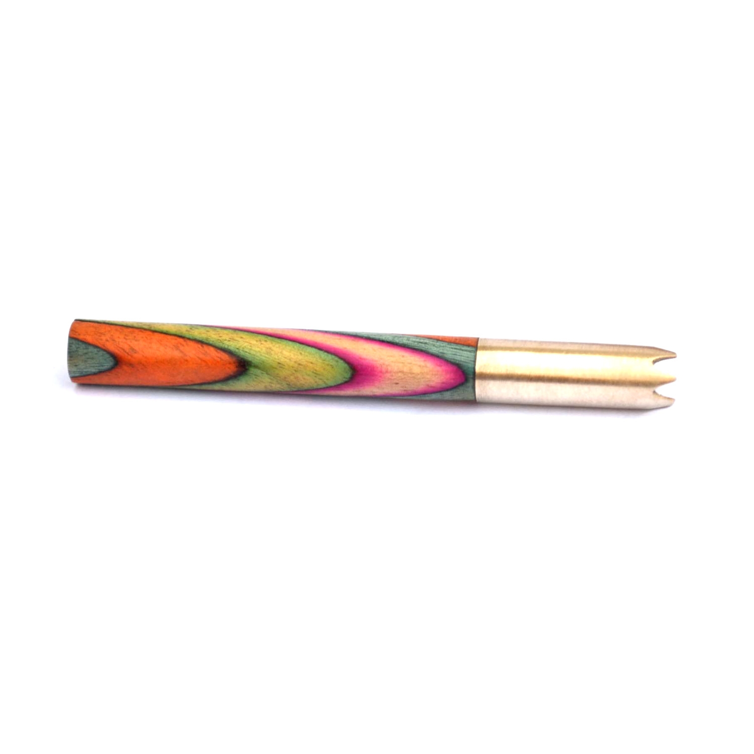 Modern Wood And Brass Bat Smoking Pipe One Hitter Smoking Pipe Tobacco Cigarette Pipe Accessories - Image 3