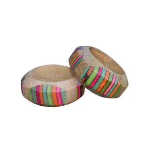 Customized Size Wooden Napkin Ring For Weddings Dinner Parties And Every Day Use Tabletop Decor | EH-895