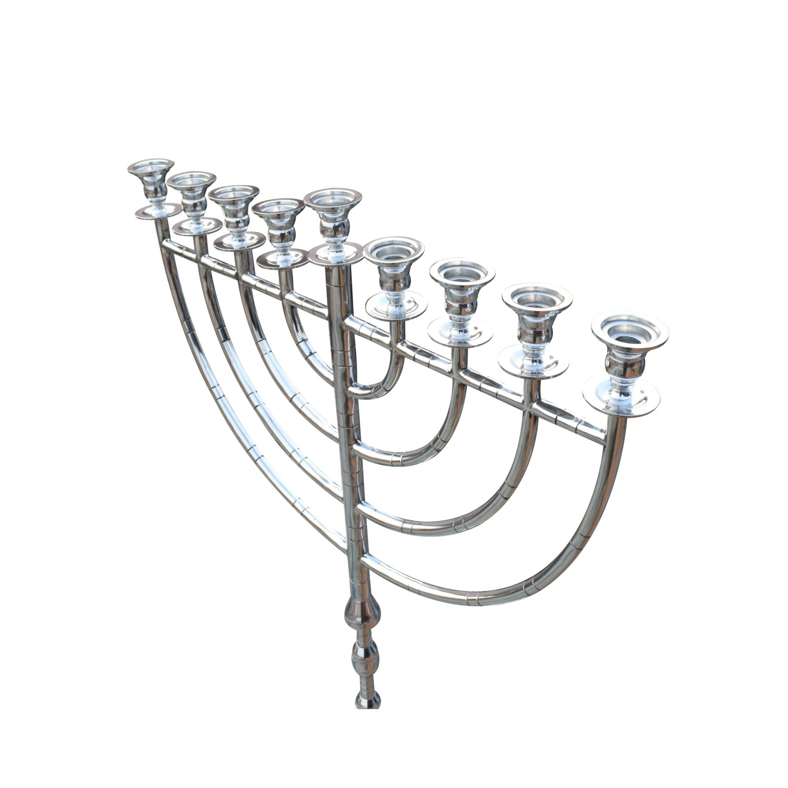 New Handmade Religious Natural Plating 9 Branch Old Temple Menorah Candle Holder Candle Stick For - Image 4