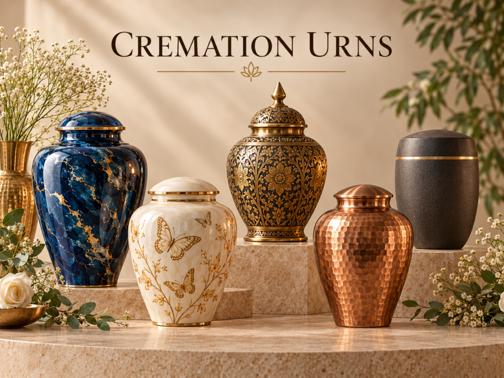 Handcrafted cremation urns by Essential Handicrafts