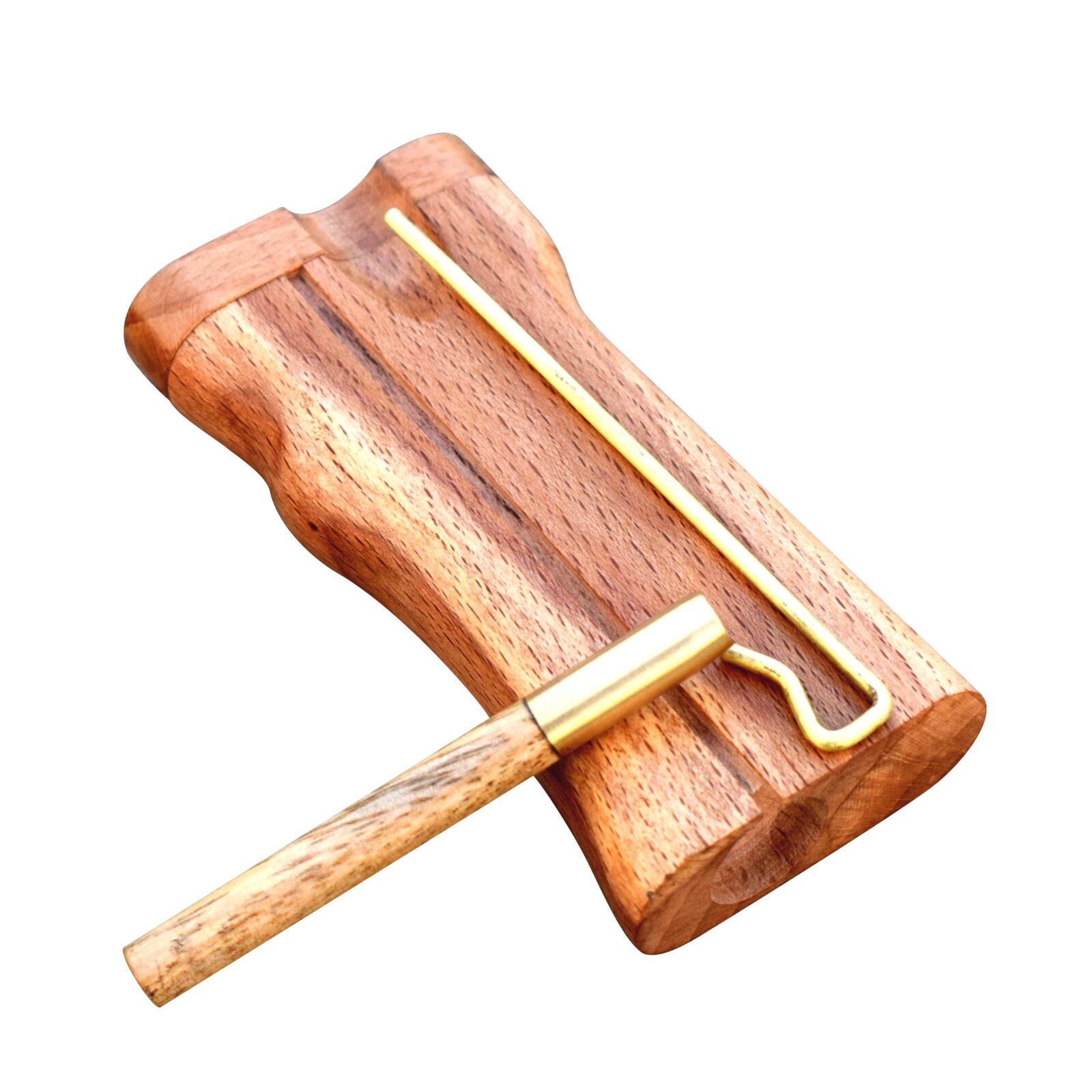Steam Beech Wood Dugout 4 Inch with One Hitter and Poker - Image 2