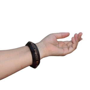 Natural Wooden Handmade Ethnic Large Bangles Bracelet Jewelry for Women Girls Wood Cuff Bracelet | EH-926