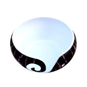 High Glossy Enamel Finish Metal Yarn Bowl Aluminium Yarn Bowl
