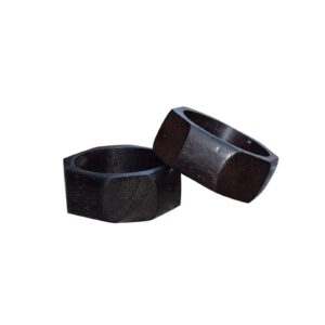 Natural Wooden Handmade Ethnic Large Bangles Bracelet Jewelry for Women Girls Wood Cuff Bracelet | EH-923