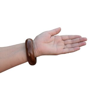 Natural Wooden Handmade Ethnic Large Bangles Bracelet Jewelry for Women Girls Wood Cuff Bracelet | EH-927