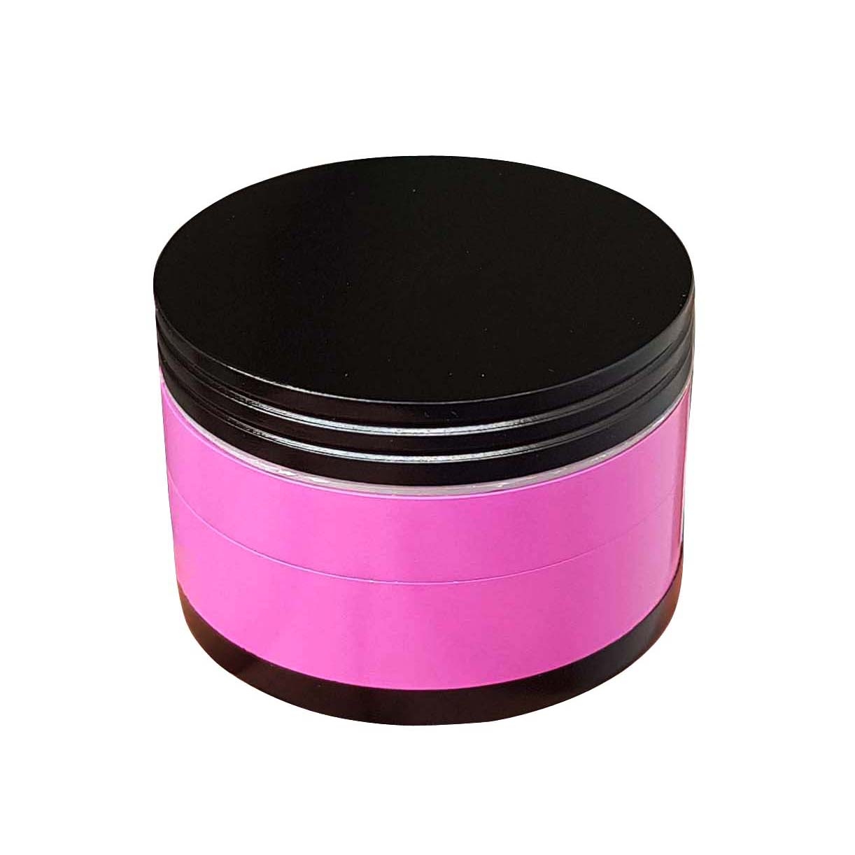 New Classic Designed Tobacco Crusher 4 Layer 50mm Two Color (Black And Purple) Herb Grinder Smoking Accessories - Image 2