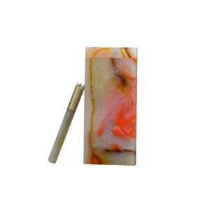 Amazing Design Multicolored Resin Dugout With Bat Storage For Herb One Hitter Smoking Accessories