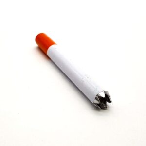 Indian Handmade Crafts Spiked Metal Bat Aluminum Smoking Accessory Herb Tobacco One Hitter Pipes