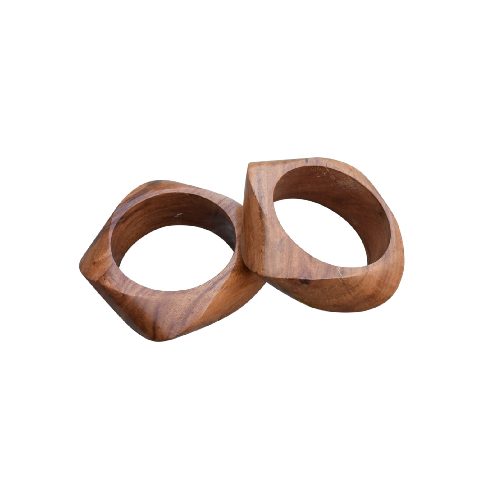 Natural Wooden Handmade Ethnic Large Bangles Bracelet Jewelry for Women Girls Wood Cuff Bracelet | EH-908 - Image 3