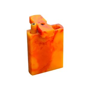 Orange Resin Dugout 3 Inch with Magnetic Lid | EH-802