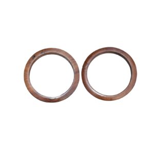 Natural Wooden Handmade Ethnic Large Bangles Bracelet Jewelry for Women Girls Wood Cuff Bracelet | EH-929