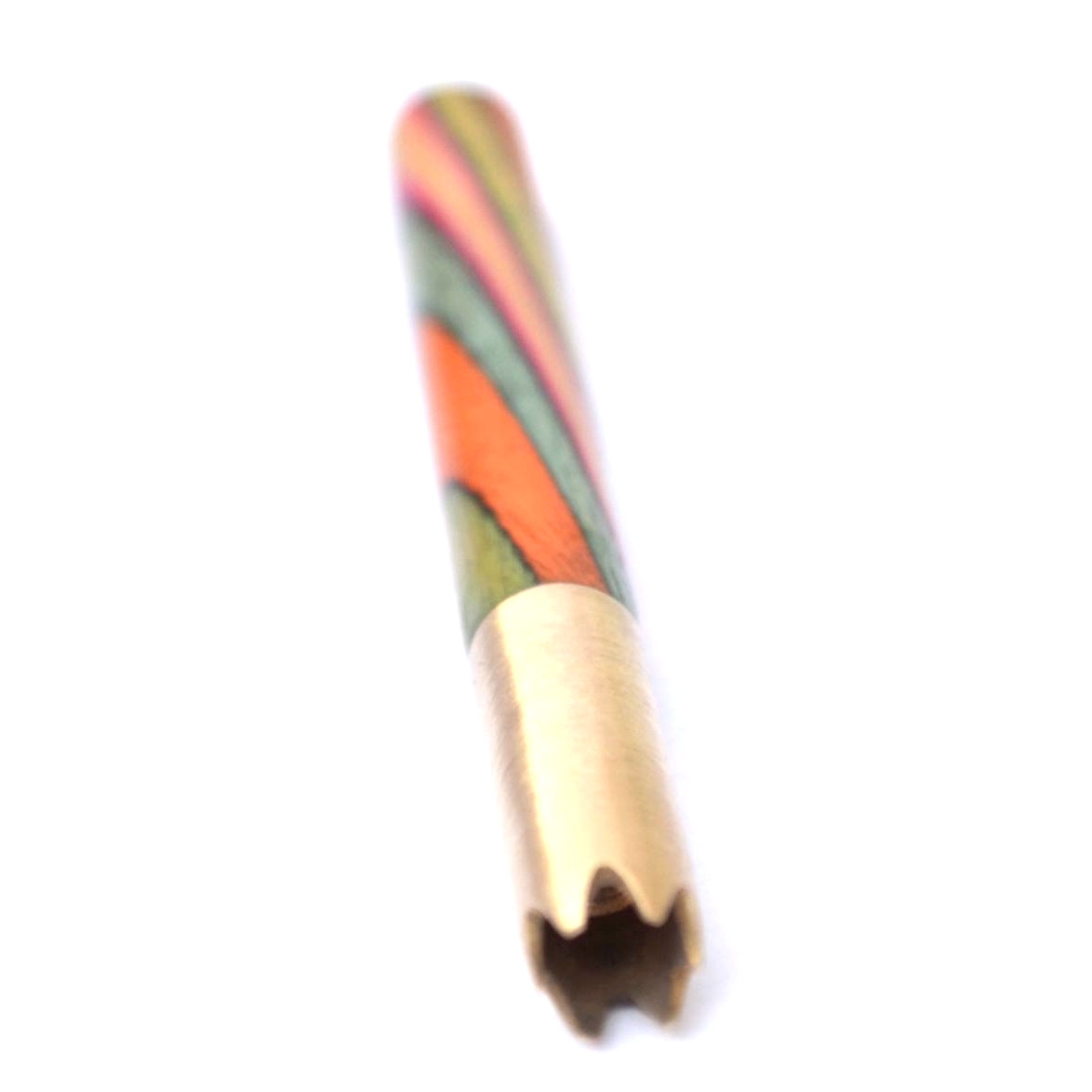 Modern Wood And Brass Bat Smoking Pipe One Hitter Smoking Pipe Tobacco Cigarette Pipe Accessories - Image 8