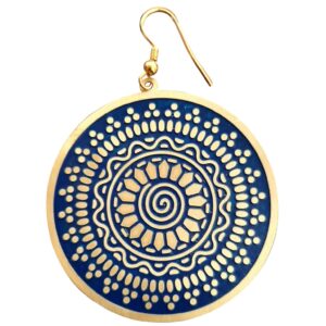 Standard High Quality  Brass Metal Multiple colored Earrings For Women Attractive And Luxurious Looks
