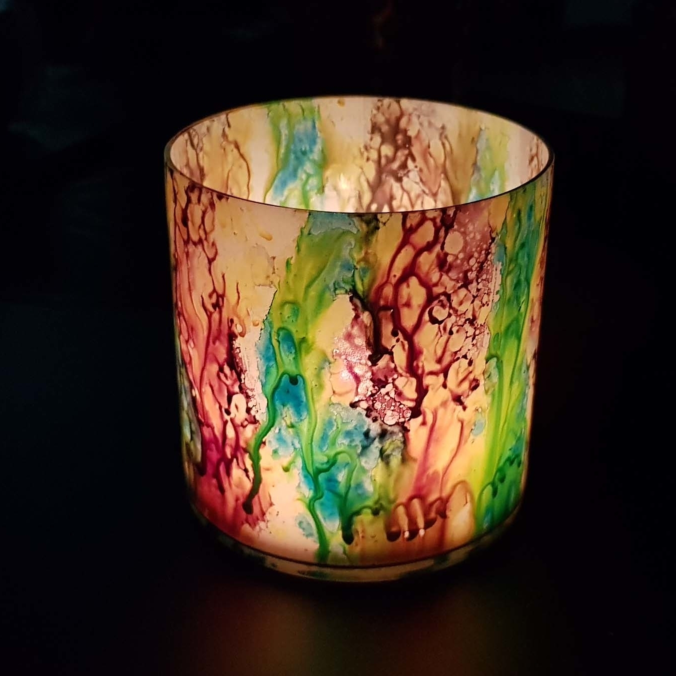 Handpainted Candle Class Jars For Candle Making Candle Vessels Home Decoration