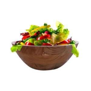 New Wood Fruit Bowl Wooden Salad Fruit And Vegetable Bowl