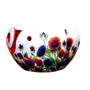 New Arrival Metal Yarn Bowl Beautiful High Glossy Enamel Finish Metal Yarn Bowl