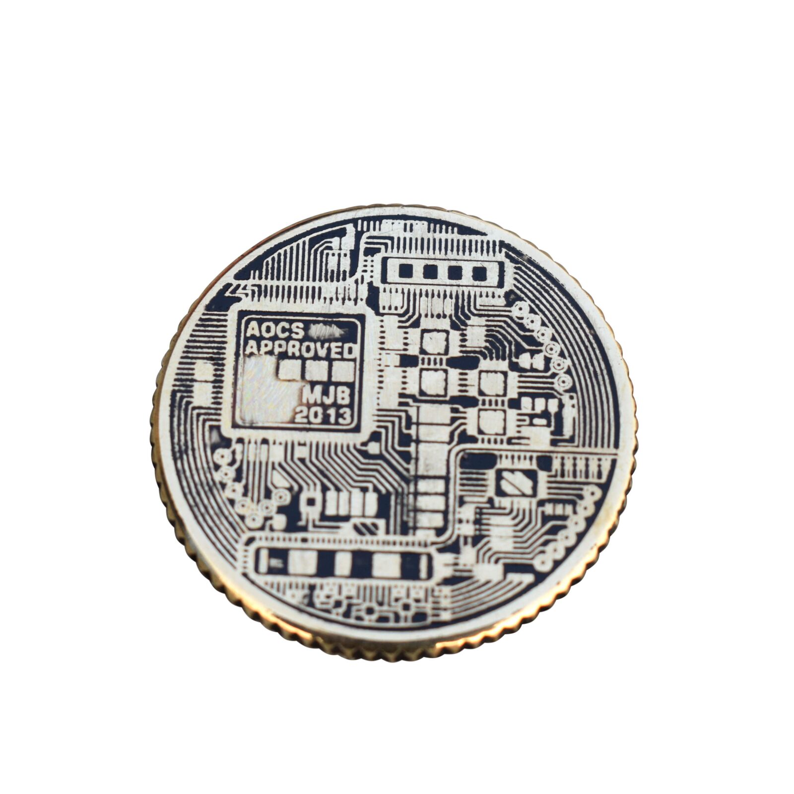Superior Black Polish Bitcoin Metal Antique Bit Coin - Image 3