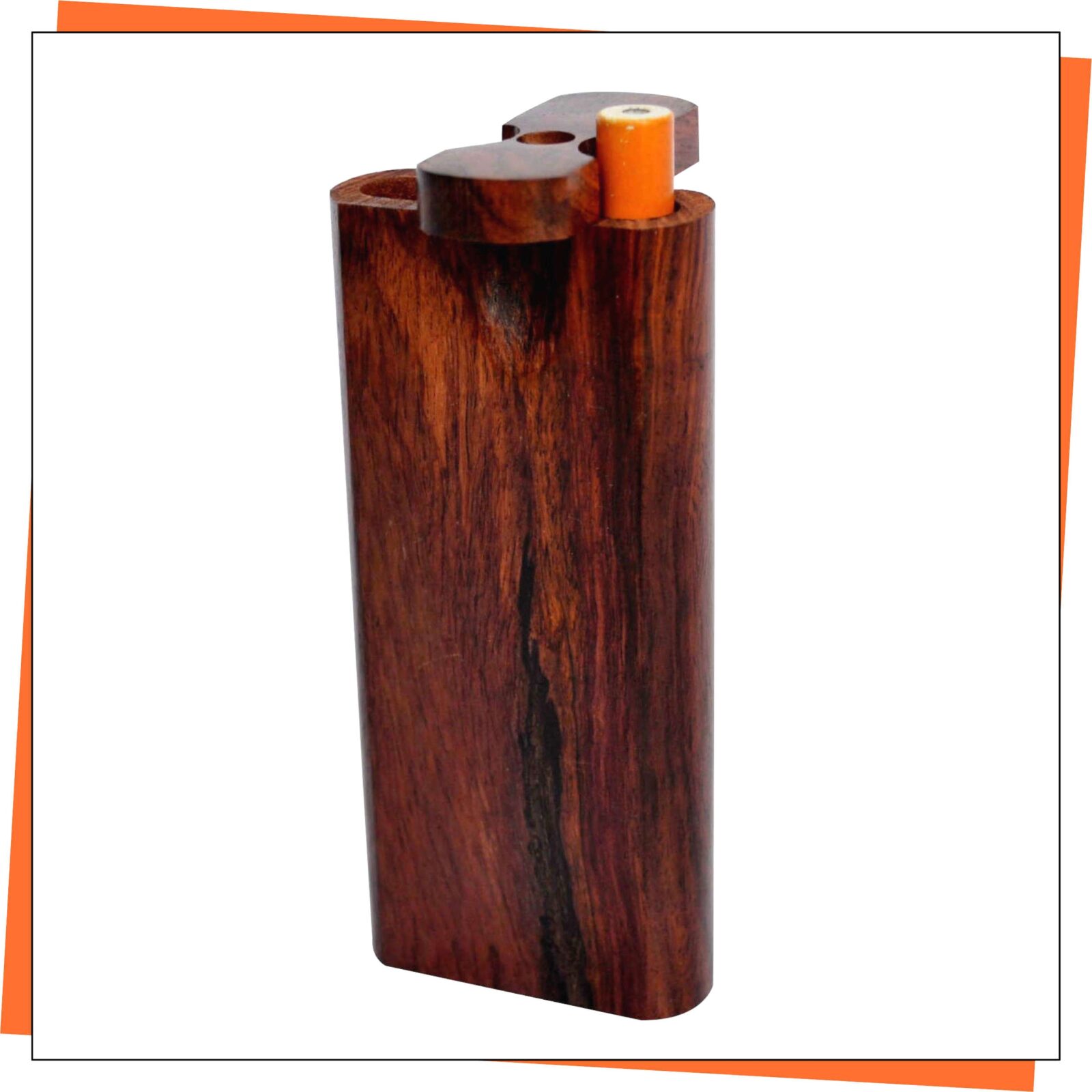 Rose Wood Dugout 4 Inch with One Hitter | EH-714233 - Image 6