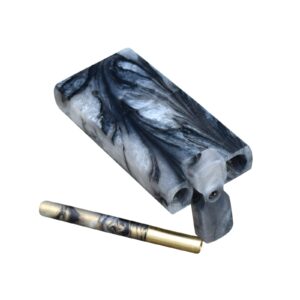 Unique Design Resin One Hitter Dugout Pipe Cigarette Herb Smoking Pipe