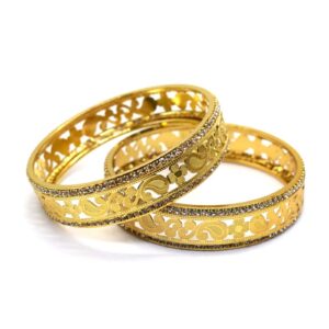 Bangles For Women High Quality New Fashion Gold Plated Bangles Jewellery Wedding Party Wear Luxury Design Bangles