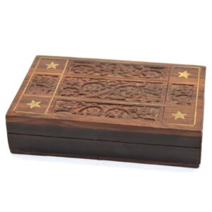 Decorative Wooden Gift jewellery Storage Box For Women Girls For Packaging Watch Jewelry Tea Ring Storage Boxes