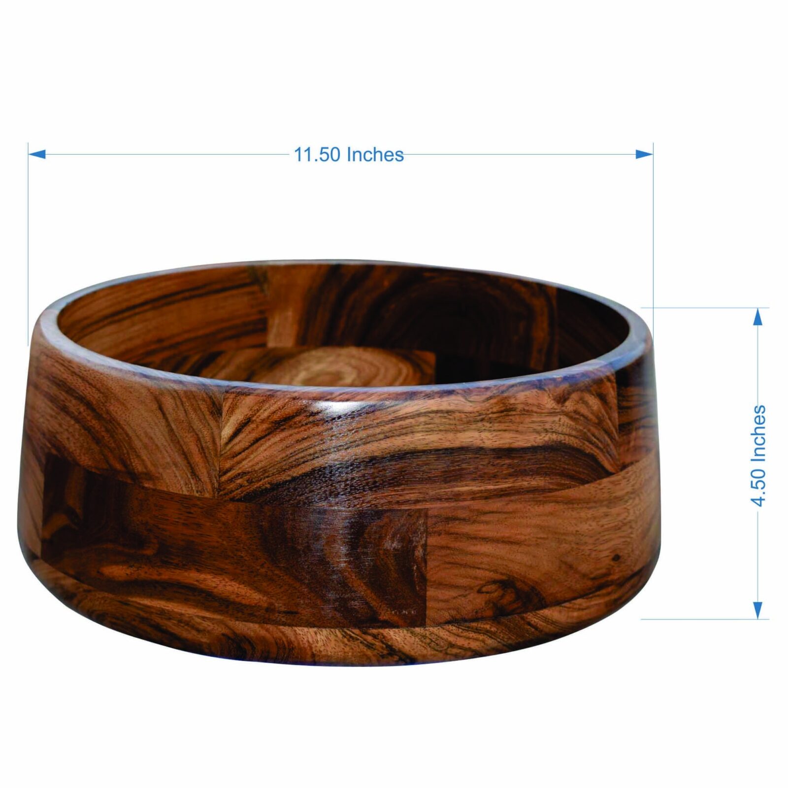 New Custom Design Wooden Salad Bowl Made Of Acacia Wood Completely Finished product. - Image 7