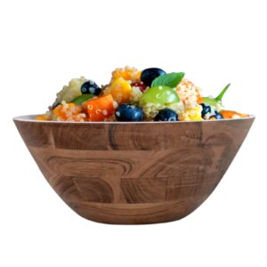 Large Wooden Bowl For Fruit And Vegetable salad Wooden Salad Bowl Wooden Fruit Vegetable Bowl