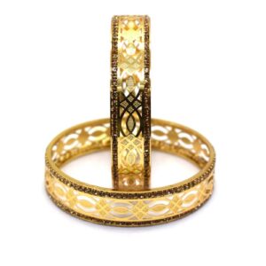 Jewellery Fashion Design Wedding Party Wear Luxury Design Bangles For Women Fashion Gold Plated Bangles