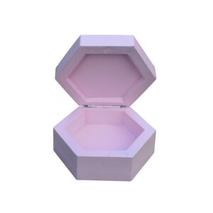 Small Portable Jewelry Packaging Box Ring Box With Brass Etching Work For Marriage Proposal Gift Case