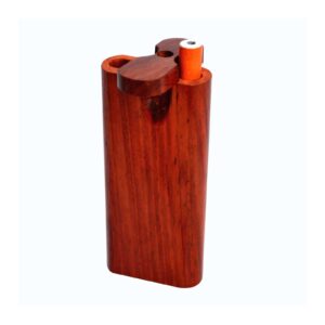 New Antique Wooden Dugout With Metal Bat & Spring For Smoking One Hitter Smoking Pipes Tabacco Storage