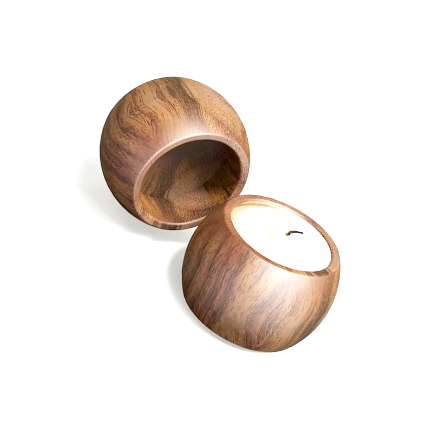Vintage Wooden Tealight Holders Wooden Tea Light Candle Holders Votive Candle Holders for Table - Image 2