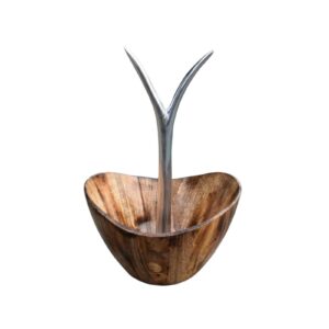 High Quality New Design Wood Serving Bowl Wooden Salad Fruit Bowl with banana hager