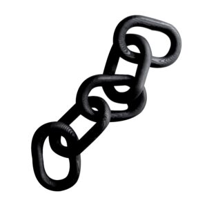 Hand Carved Wood Knot Decor Decorative Wood Chain Link Decor Rustic Wood Link 5 Link Wooden Chain Decor Link Ornament