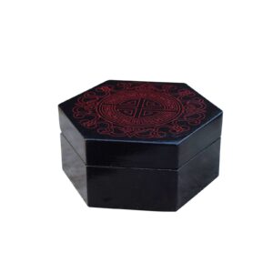 Best Sell Wooden Black Jewelry Small Ring Box Jewellery Storage Box For Women Jewel Organizer