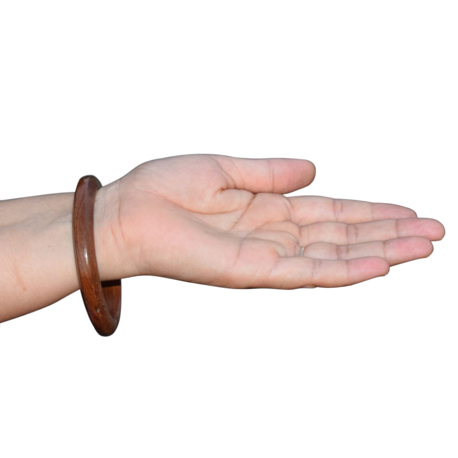 Natural Wooden Handmade Ethnic Large Bangles Bracelet Jewelry for Women Girls Wood Cuff Bracelet | EH-929 - Image 2