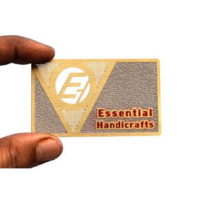 Custom High Quality standard Brass Metal Business cards Made Of Real Gold Attractive And Luxurious Looks