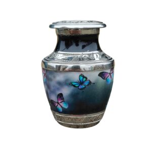 Butterfly Keepsake Brass Cremation Urn